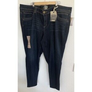 NWT Democracy “Ab” Technology Jeans Jeggings Women’s Plus Sz 24W Blue Normcore